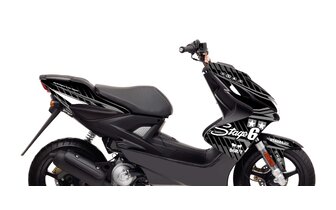 Dekor Kit Yamaha Aerox bis 2013 Stage6 Schwarz