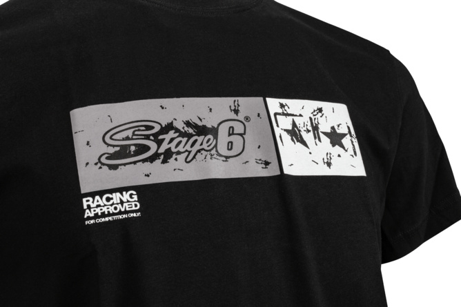 T-Shirt Stage6 Racing Approved Noir