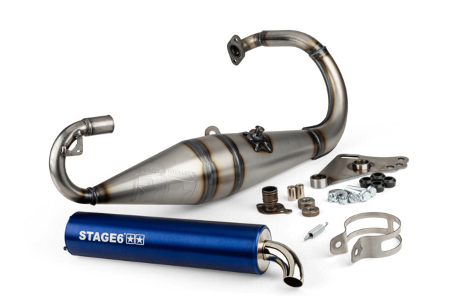 Exhaust Stage6 Pro Replica MK2 Blue Peugeot Speedfight 1 and 2