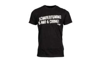 Camiseta Scootertuning Is Not a Crime Negro