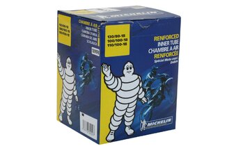 Chambre à air 18" 130/80-18 - 100-110/100-18 Michelin 18mfr valve TR4