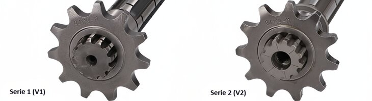 thumbnail image 2 of TOP-DR 6th Speed Primary Shaft Gear For MINARELLI AM6 – Longest 1st Series 18mm 2 of 6