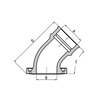 Ansaugstutzen Polini 360° modular 35mm / 40° Piaggio / Gilera