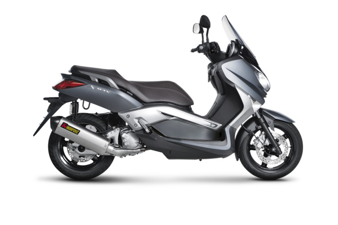 Slip-on Auspuff Akrapovic Edelstahl Yamaha X-Max / X-City 250cc ab 2007