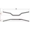 Lenker Neken 28mm Radical Design Original YZF Schwarz / Gelb