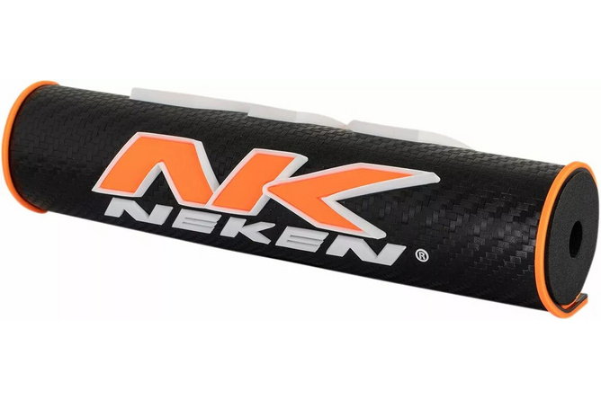 Lenkerpolster Neken 3D Schwarz / Orange (L.245mm)