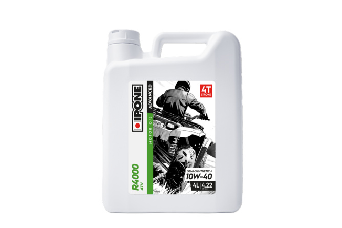 4-Stroke Oil Ipone R4000 ATV 10W-40 4L