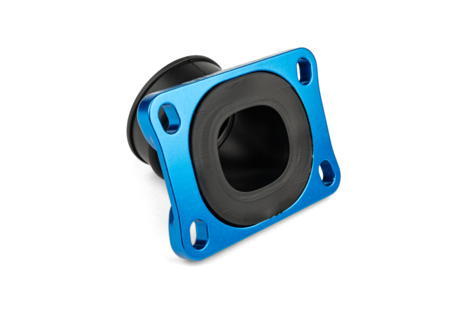Collettore aspirazione Stage6 360° AM6 / Derbi blu per Dellorto / CP