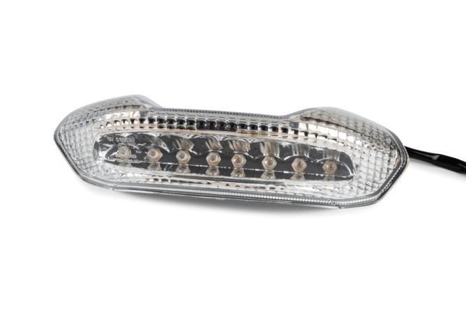 Rücklicht LED ohne Blinker Piaggio NRG Power weiss