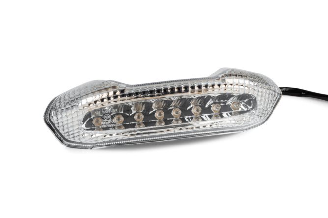 Rücklicht LED ohne Blinker Piaggio NRG Power weiss