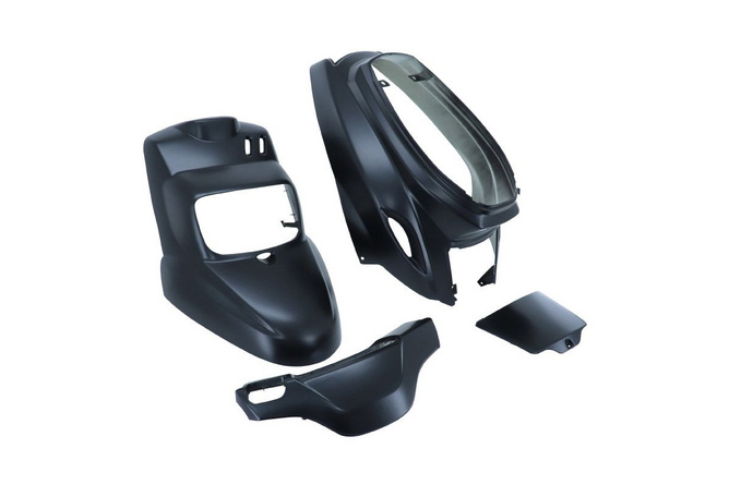 Verkleidungskit Yamaha BW's ab 2004 Mattschwarz 4 Teile
