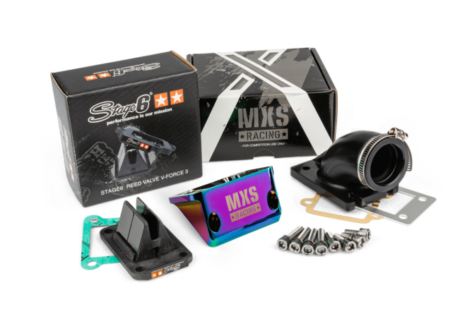 Big Valve Kit MXS Racing + Membran Stage6 VForce 3 Minarelli stehend