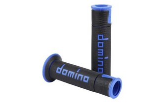 Grips Domino A450 On-Road Racing Black / Blue (open end)
