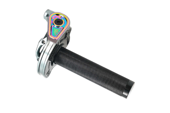 Kurzhub-Gasgriff Voca Bestia CNC 90º Neochrome