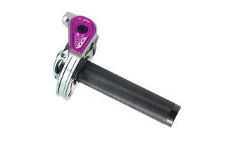 Kurzhub-Gasgriff Voca Bestia CNC 90º Lila