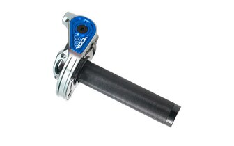Kurzhub-Gasgriff Voca Bestia CNC 90º Blau