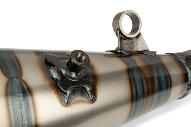 Exhaust Yasuni R-Pro Peugeot liegend / Morini Purple