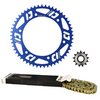Chain Kit Fantic XM / XE 13x53 Doppler blue aluminum