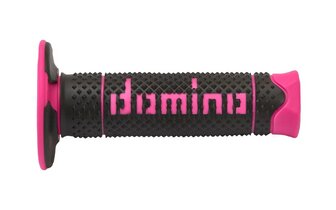 Poign&eacute;es motocross Domino A260 noir / rose