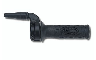 Mando de Gas Completo Domino Estilo Scooter Negro