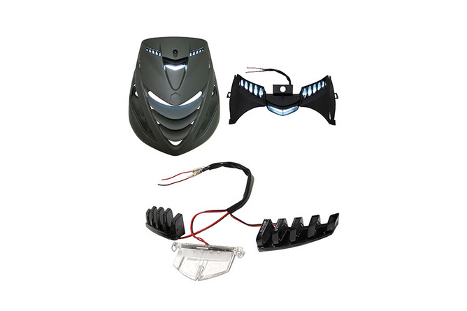 LED Lighting for front air intake Piaggio Zip SP2 Blue