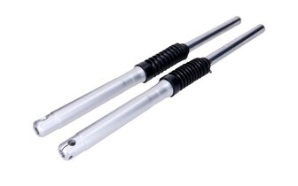Gabelrohr mit Faltenbalg Simson S51 / S70 silber