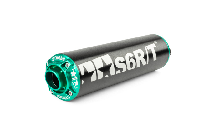 Silencieux d'&eacute;chappement Stage6 R/T 100cc Noir et Turquoise