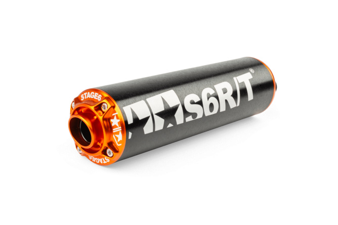 Silencieux d'&eacute;chappement Stage6 R/T 100cc Noir et Orange
