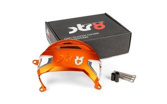 Kupplungsdeckelschutz STR8 AM6 Alu CNC Orange