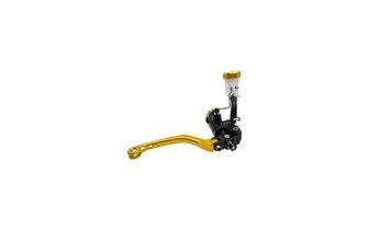 Bremspumpe vorn radial KRM klappbarer Hebel schwarz / gold