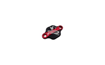 &Ouml;lpumpenabdeckung Bicolor KRM AM6 / Derbi schwarz / rot