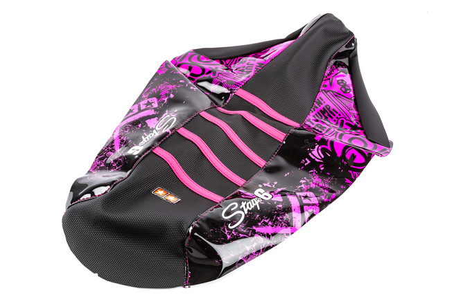 Seat Cover Derbi Xtreme 2011 - 2017 Stage6 Full Covering pink / black