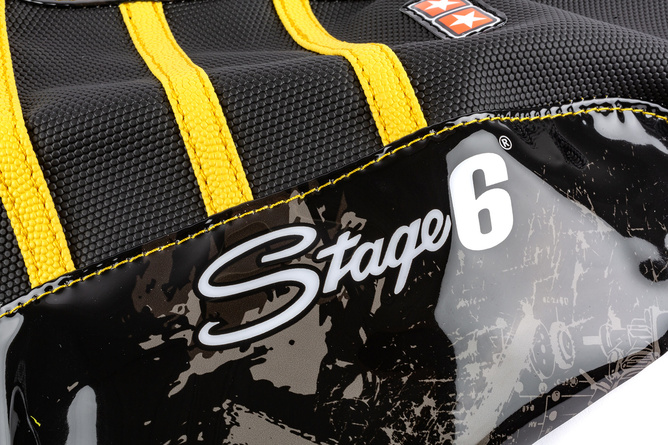 Seat Cover Sherco SM-R 50 after 2013 Stage6 Full Covering yellow / black